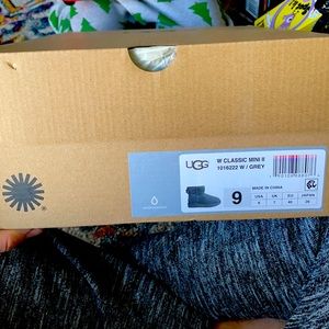 Brand new UGG W Classic Mini ii, Grey. Size 9.